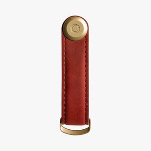 Orbitkey Key Organiser - Crazy Horse Maple-Red