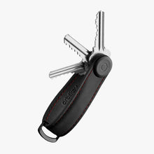 Load image into Gallery viewer, Orbitkey Key Organiser - Crazy Horse Black/Red